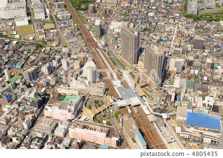 Aerial view from Takatsuki station 4805435