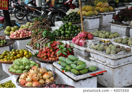 Vietnam Hanoi fruit shop 4805888