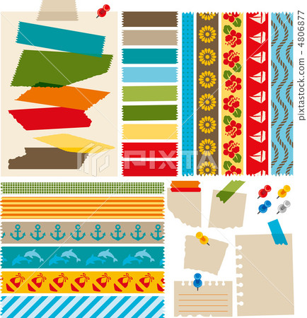 Masking tape Tropical 4806877