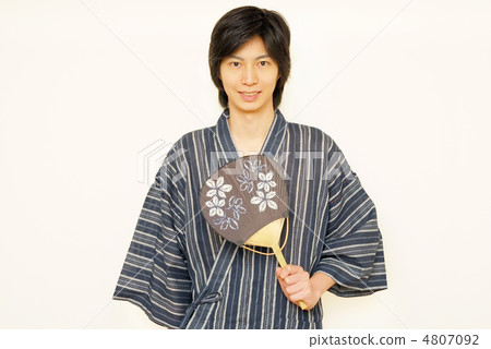 Men in Japanese clothes Men in Japanese clothes 4807092
