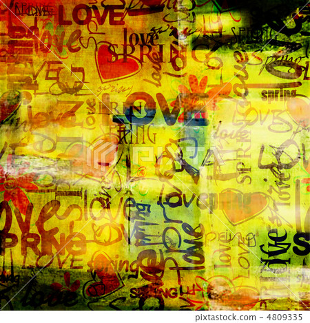 art vintage word pattern background - Stock Illustration [4809335] - PIXTA