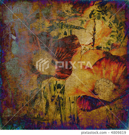 art floral vintage colorful background 4809819