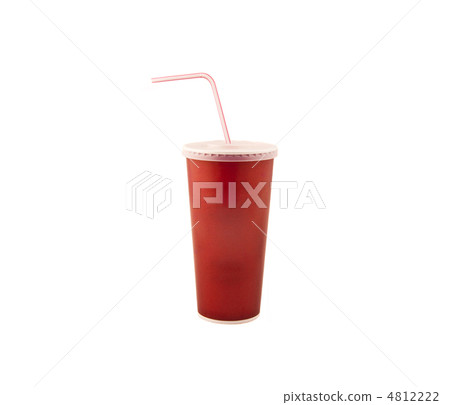 Red fast food cup Red fast food cup 4812222