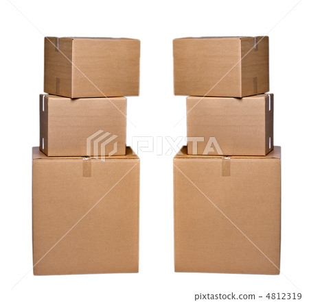 piles of cardboard boxes piles of cardboard boxes 4812319