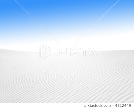 Rippled white sand surface Rippled white sand surface 4812449