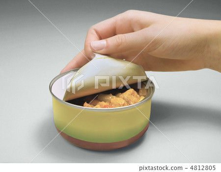 The process of opening the can 4812805