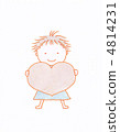 Small child with big heart 4814231