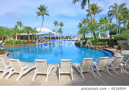 度假酒店的池畔 度假酒店的池畔 4816904