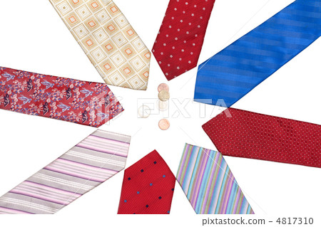 Male ties put around, euro, cent 4817310