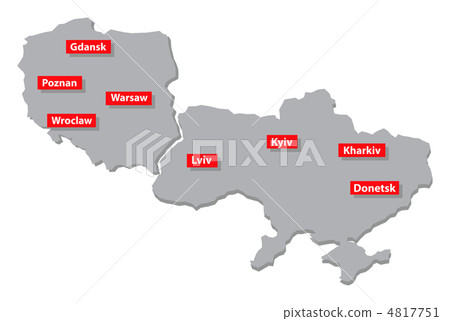 Poland and Ukraine. 4817751