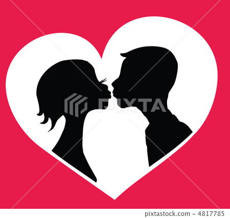 Kissing couple. Kissing couple. 4817785