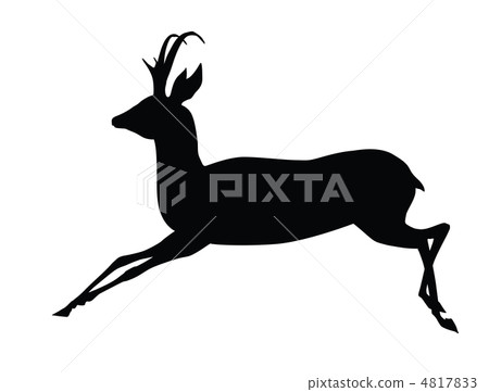 Vector antelope. Vector antelope. 4817833