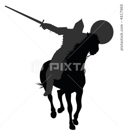 Vector horseman 4817860