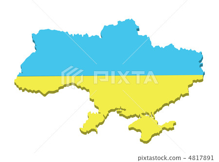 Ukraine map. 4817891