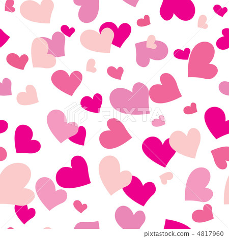 Seamless hearts background. Seamless hearts background. 4817960