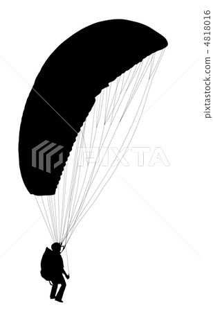 Paraglider before taking off . Paraglider before taking off . 4818016