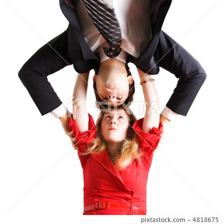 Angry man and woman 4818675