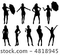 Woman silhouettes 4818945