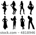 Woman silhouettes 4818946