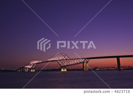 東京大橋燈亮起 4823718