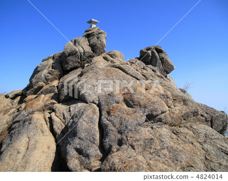 Mt. Ishizuchi, the summit of Mt. Tengu 4824014