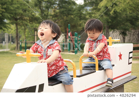 Play with sports equipment Play with sports equipment 4826294
