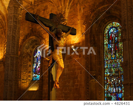 Christ statue of Lisbon-Jeronimos monastery Christ statue of Lisbon-Jeronimos monastery 4826431