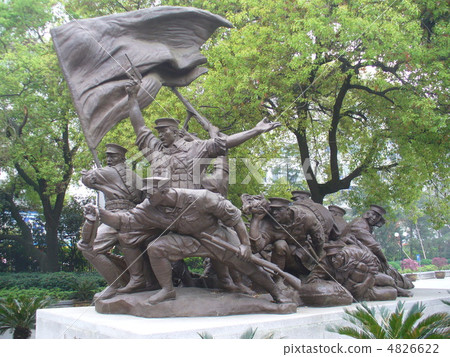 Jiangxi Province Nanchang Hachijyuki Yoshinori Hall Soldiers' statue 4826622