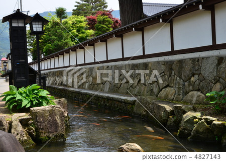 春天Hidafogawa河 4827143