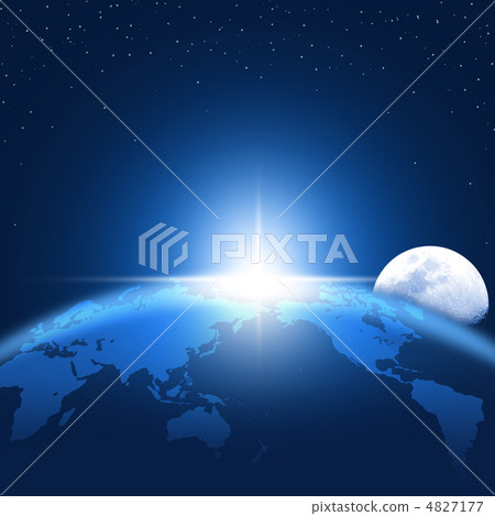 地球和月亮 4827177