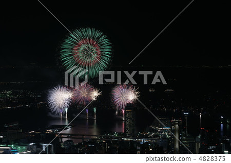 Hyogo Minato Kobe Ocean Firework Display Hyogo Minato Kobe Ocean Firework Display 4828375