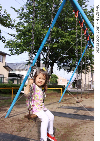A girl who likes a swing A girl who likes a swing 4829440