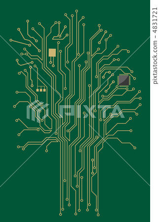 Computer motherboard tree Computer motherboard tree 4831721