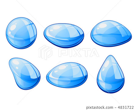 Closeup water drops 4831722
