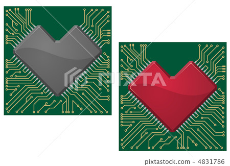 Motherboard heart chip 4831786