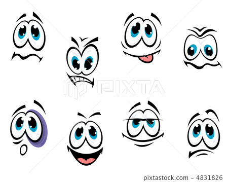 Comics faces set 4831826