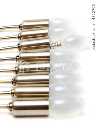 Electric light bulbs in golden patron 4832706