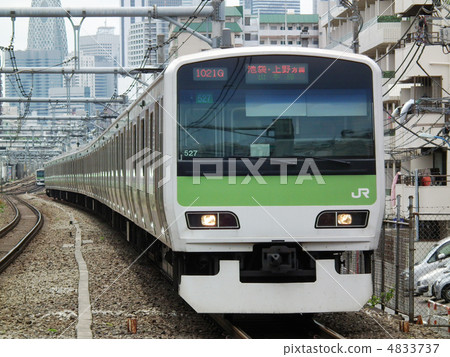 Yamanote線E231系統在Mega駐地之外 4833737