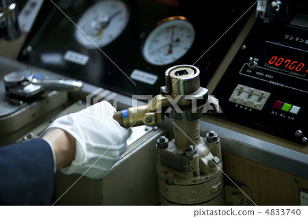 火車的司機座位 4833740