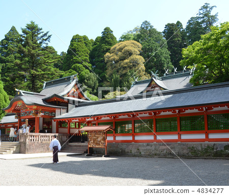 霧島神宮的神社 霧島神宮的神社 4834277