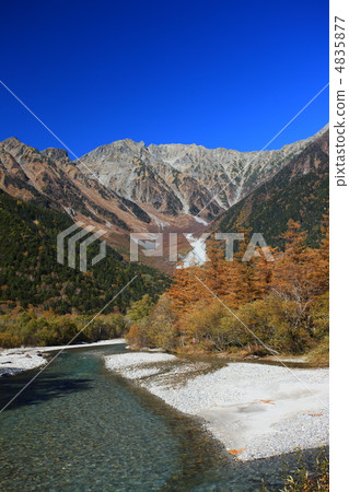 Aki Hotaka and Azusakawa in Kamikochi 4835877