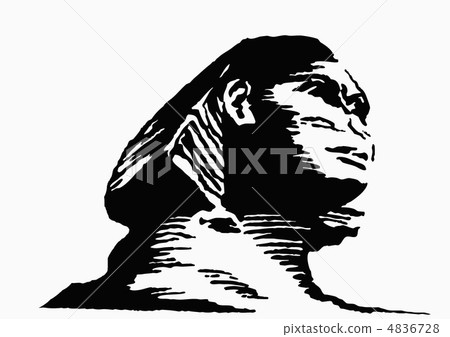 vector  illustration of the sphinx 4836728