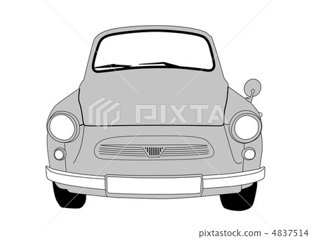 retro car on white background, vector illustration retro car on white background, vector illustration 4837514