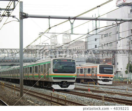 宇都宮線E231系列209 Yono站 宇都宮線E231系列209 Yono站 4839221