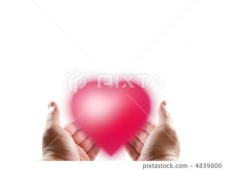 Hand enveloping heart Hand enveloping heart 4839800