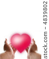 Hand enveloping heart 4839802