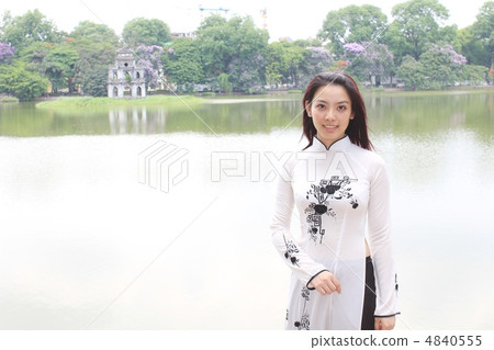 湖和越南美 湖和越南美 4840555