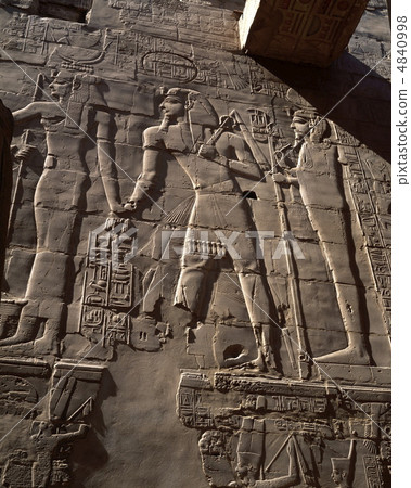 Temple of Carnac Column Room Relief 4840998