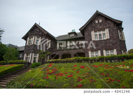 Old Furukawa Garden Western-style building and western style garden 4841246
