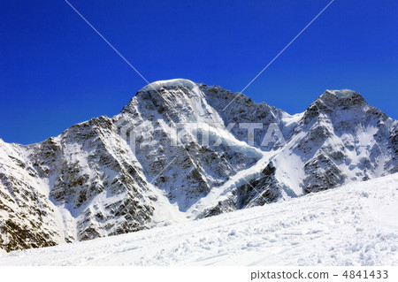 Beautiful view of mountains in the Elbrus area. 4841433